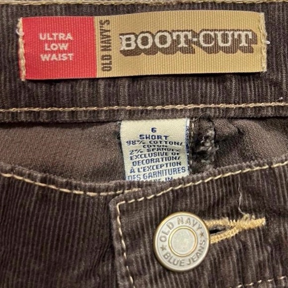 Old Navy Dark Brown Corduroy Boot-Cut Pants - Picture 5 of 5